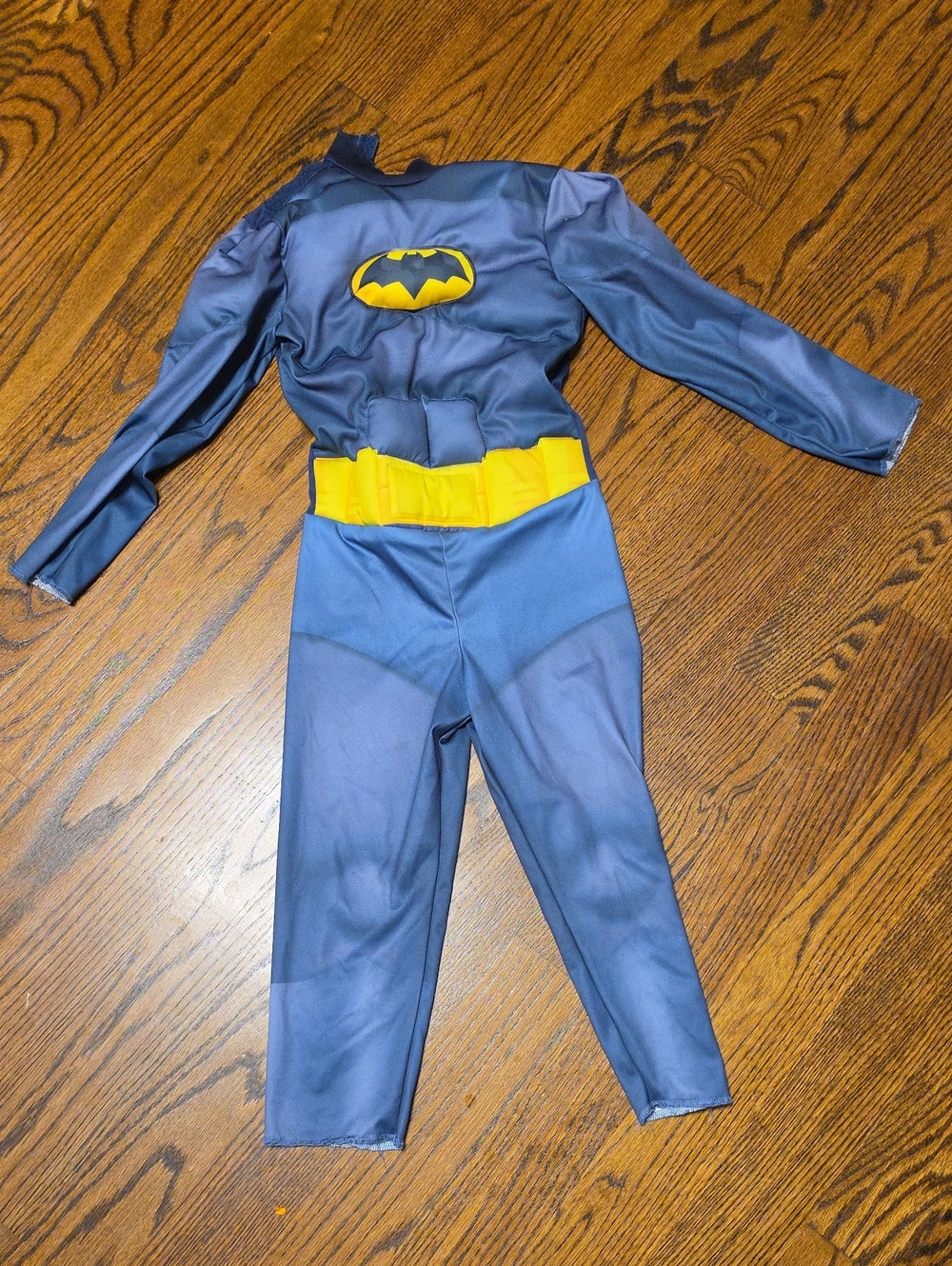Batman Kids Blue & Yellow Superhero Costume